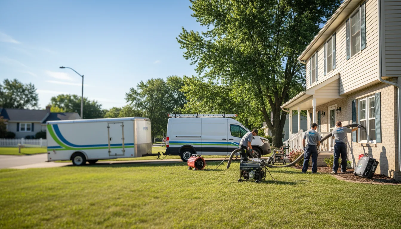 Flooded Basement Restoration And Cleanup With Repair in South Branch, MI near me